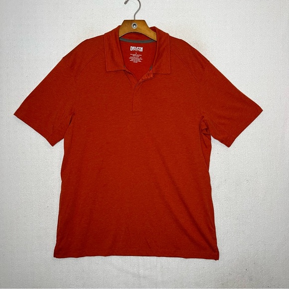 Duluth Trading Co Other - Duluth Trading Co Mens Short Sleeve Orange Polo Shirt Size L